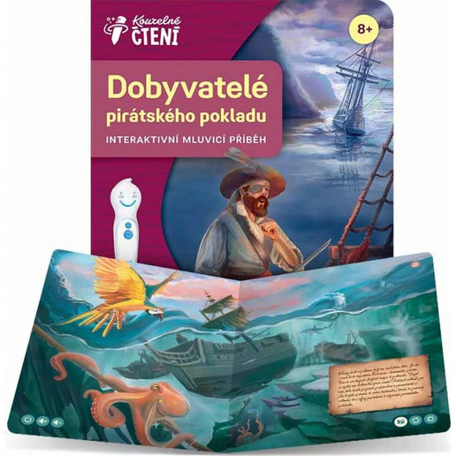 Kouzelné čtení Kniha Dobyvatelé pirátského pokladu