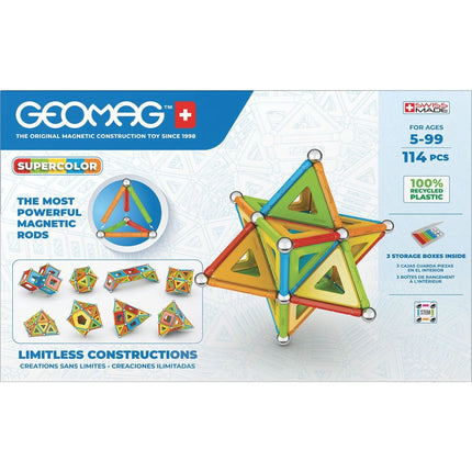 Geomag Supercolor Recycled 114 dílků