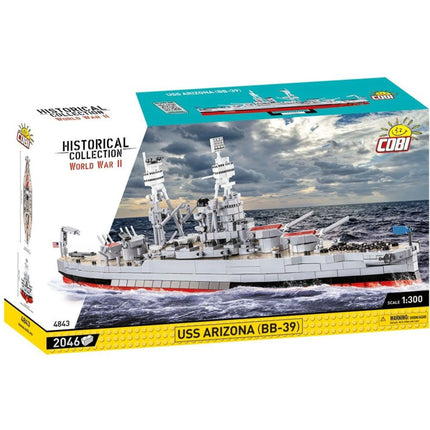 Cobi 4843 I. světová válka USS Arizona BB-39 2046 dílků