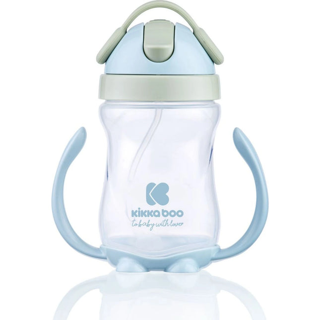 Hrnek se silikonovým brčkem 300 ml 12m+ Blue