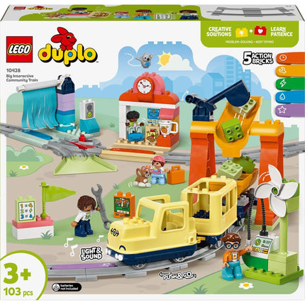 LEGO® DUPLO® 10428 Velký interaktivní komunitní vláček