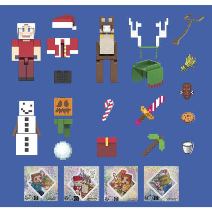 Minecraft Adventní kalendář 24 okének