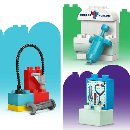 LEGO® DUPLO® Disney 10456 McQueen a návštěva v garáži doktora Hudsona