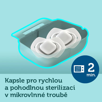 Set symetrických silikonových dudlíků Light touch 0-6m Royal Baby růžový