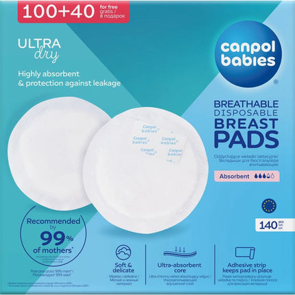 Jednorázové vložky do podprsenky 100 + 40 ks