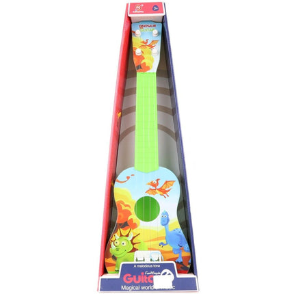 Plastová kytara dinosuaři