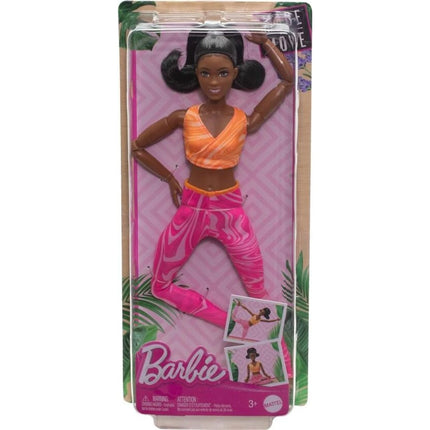 Barbie v pohybu růžovo-oranžová