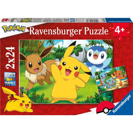 Ravensburger Puzzle: Pokémon 2 x 24 dílků