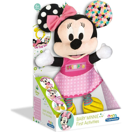 Baby Minnie plyšová se zvuky a úchytem 25 cm