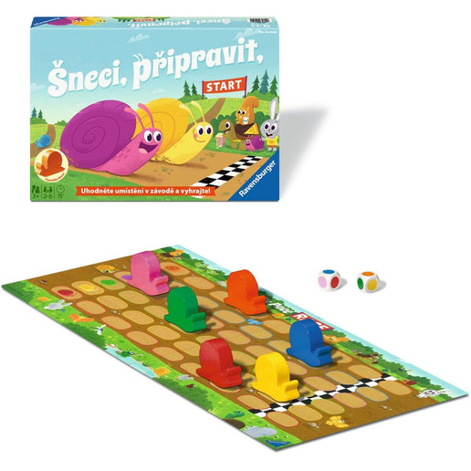 Ravensburger Hry: Šneci, připravit, START!