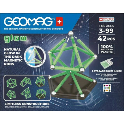 Geomag Glow Recycled 42 dílků
