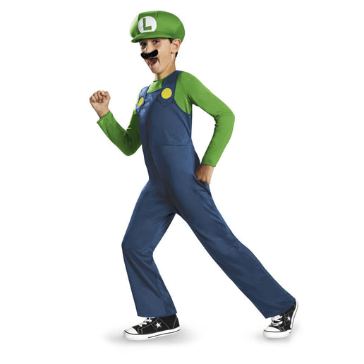 Dětský kostým Luigi 140 - 152 cm - Super Mario