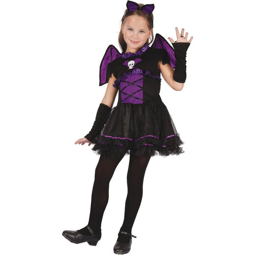 Dětský karnevalový kostým Netopýří královna 120 - 130 cm