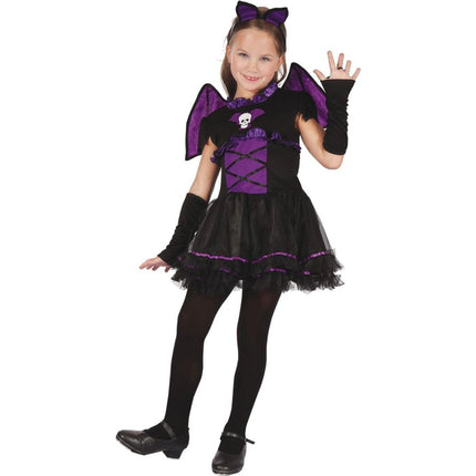 Dětský karnevalový kostým Netopýří královna 120 - 130 cm