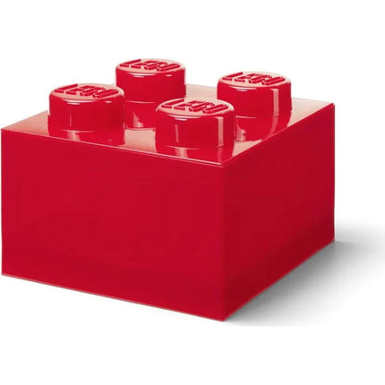 LEGO® Úložný box 4 s víkem Průhledná červená