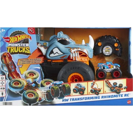 Hot Wheels RC Monster Trucks Transformující se Rhinomite 1:12