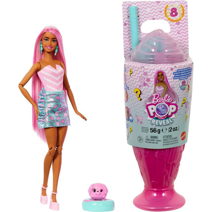 Barbie Pop Reveal odměny růžová
