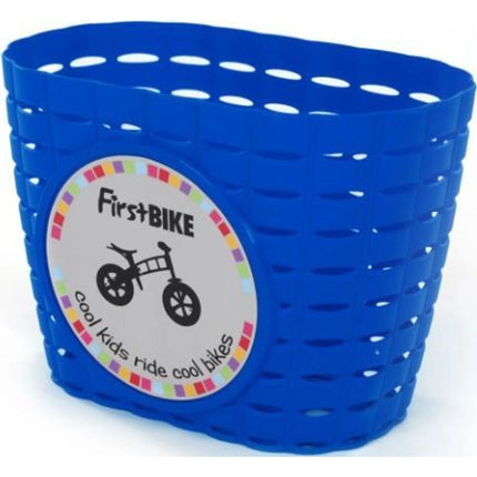 First Bike Košík na řídítka modrý