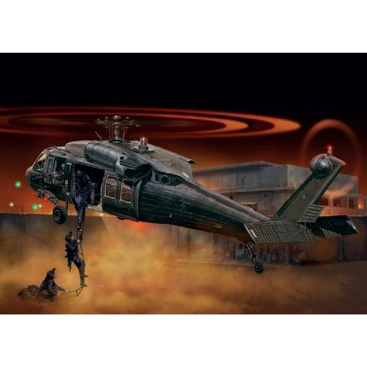 Model Kit vrtulník 1328 UH-60 MH-60 Black Hawk Night Raid 1:72