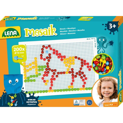 Mozaika velká, 200 ks, 10 mm hladká