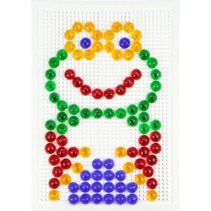 Mozaika velká, 120 ks, 15 mm krystal