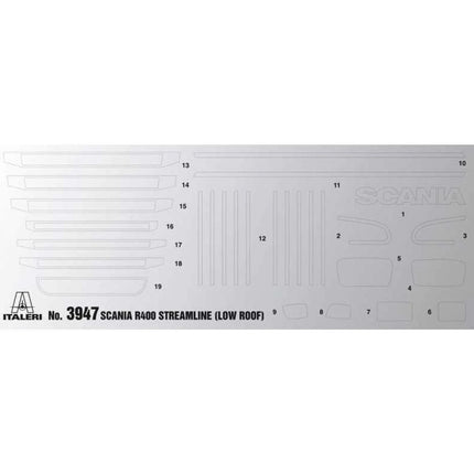 Model Kit truck 3947 Scania R400 Streamline Flat Roof 1:24