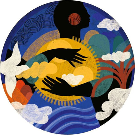 Ravensburger Kruhové puzzle: Little Sun - Správný pocit 500 dílků