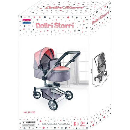 Kočárek kovový 2 v 1