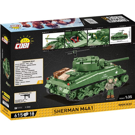 Cobi 3044 Company of Heroes Sherman M4A1 615 dílků