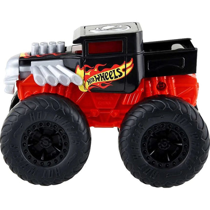 Hot Wheels Monster Trucks Svítící a rámusící vrak Boneshaker