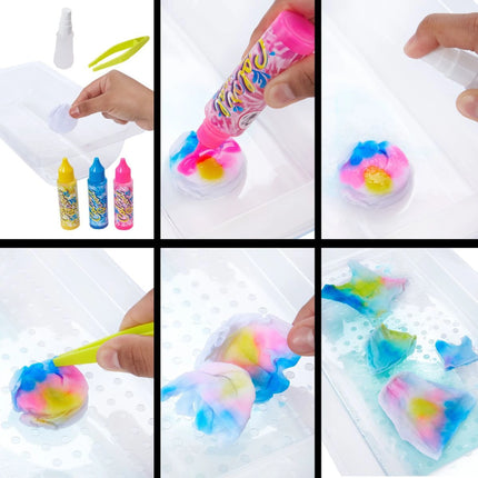 Barbie Color Reveal Neonová batika dárkový set HCD29