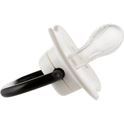 Set symetrických silikonových dudlíků BabiesBoo 18m+ 2 ks bílý