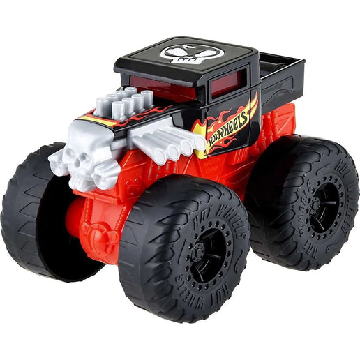 Hot Wheels Monster Trucks Svítící a rámusící vrak Boneshaker