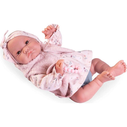 Antonio Juan 80322 Sweet Reborn Nica realistická panenka miminko s měkkým látkovým tělem 42 cm