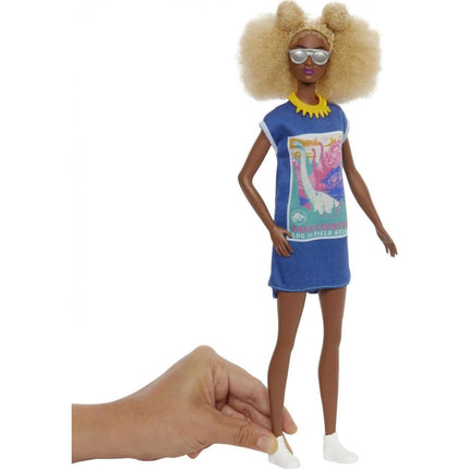 Barbie Obleček 30 cm s doplňky v praktickém balení Jurský svět GRD47