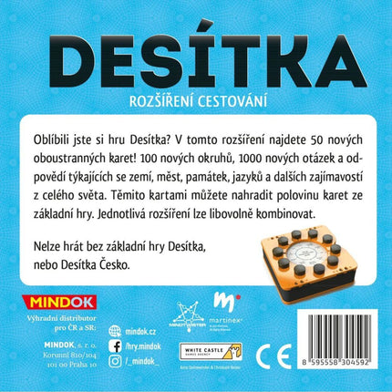 Desítka: rozšíření cestování