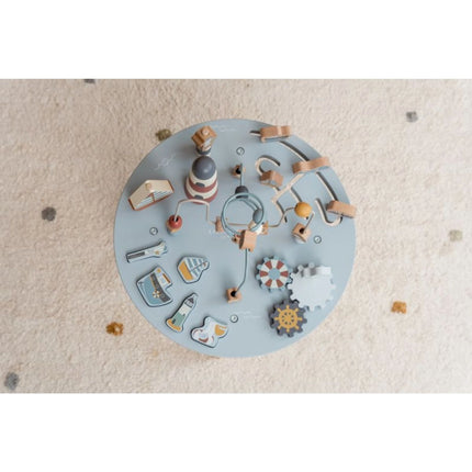 Stolek s aktivitami dřevěný Námořnický záliv