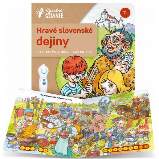 Kúzelné čítanie Kniha Hravé slovenské dejiny (slovenské vydanie)