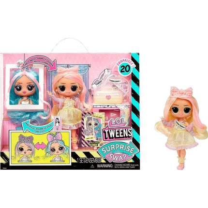 LOL Surprise Swap Tweens panenka a mini Tweens česací hlava - Winnie