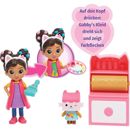 Kočičí hrací sada Umělecké studio - Gábinin kouzelný domek