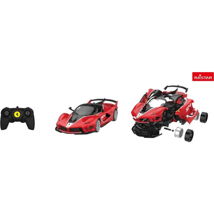 Rastar Stavebnice RC auto 1 : 18 Ferrari červené 84 dílků