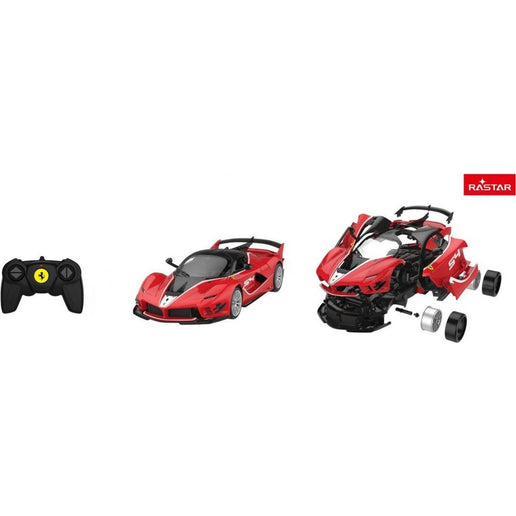 Rastar Stavebnice RC auto 1 : 18 Ferrari červené 84 dílků