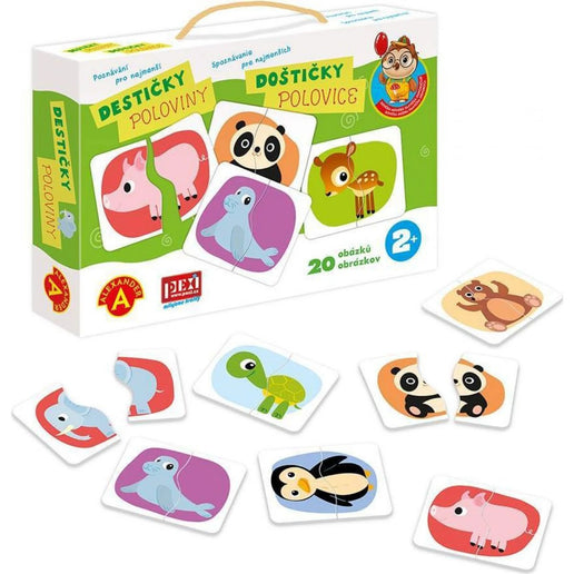 Poznávání pro nejmenší Destičky Poloviny