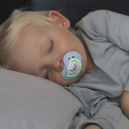 Dudlík silikonový dynamický Tie Dye 0 - 3m 2 ks kluk