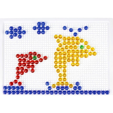 Mozaika velká, 260 ks, 10 mm krystal