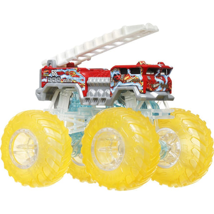 Hot Wheels Monster Trucks Power Smashers Truck hasič žlutá kola