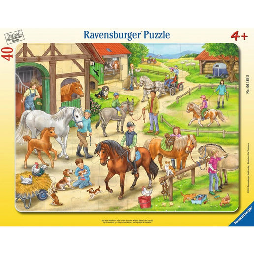 Ravensburger Puzzle: Na koňské farmě 40 dílků