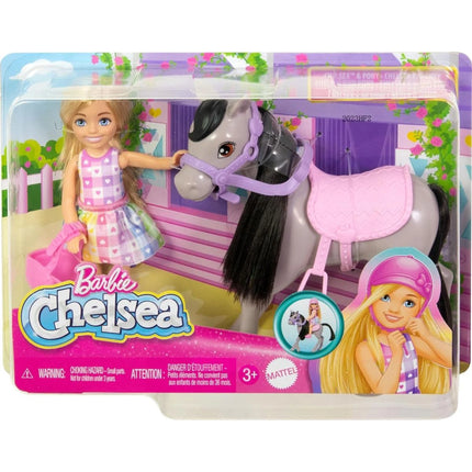 Barbie Chelsea s poníkem Herní set HTK29