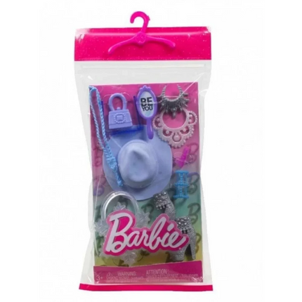 Barbie Obleček s doplňky v praktickém balení HWV75