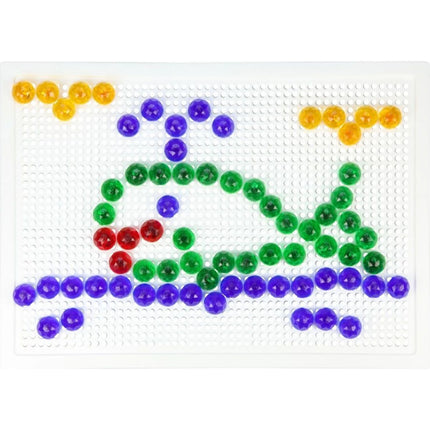 Mozaika velká, 120 ks, 15 mm krystal